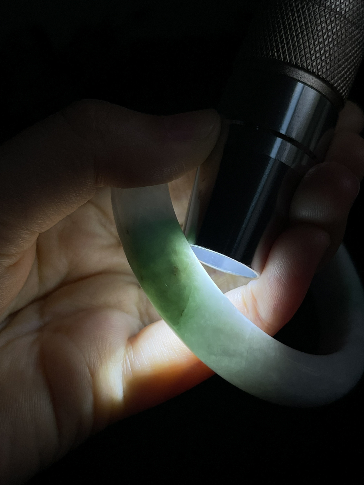 正圈55.7圈口，翡翠手镯