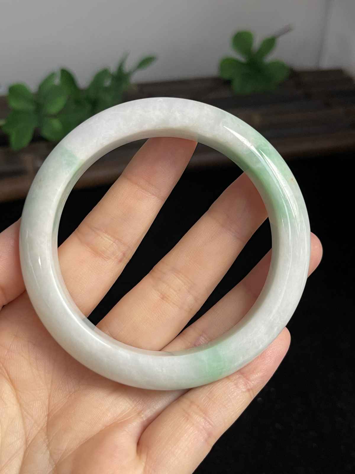 正圈55.7圈口，翡翠手镯