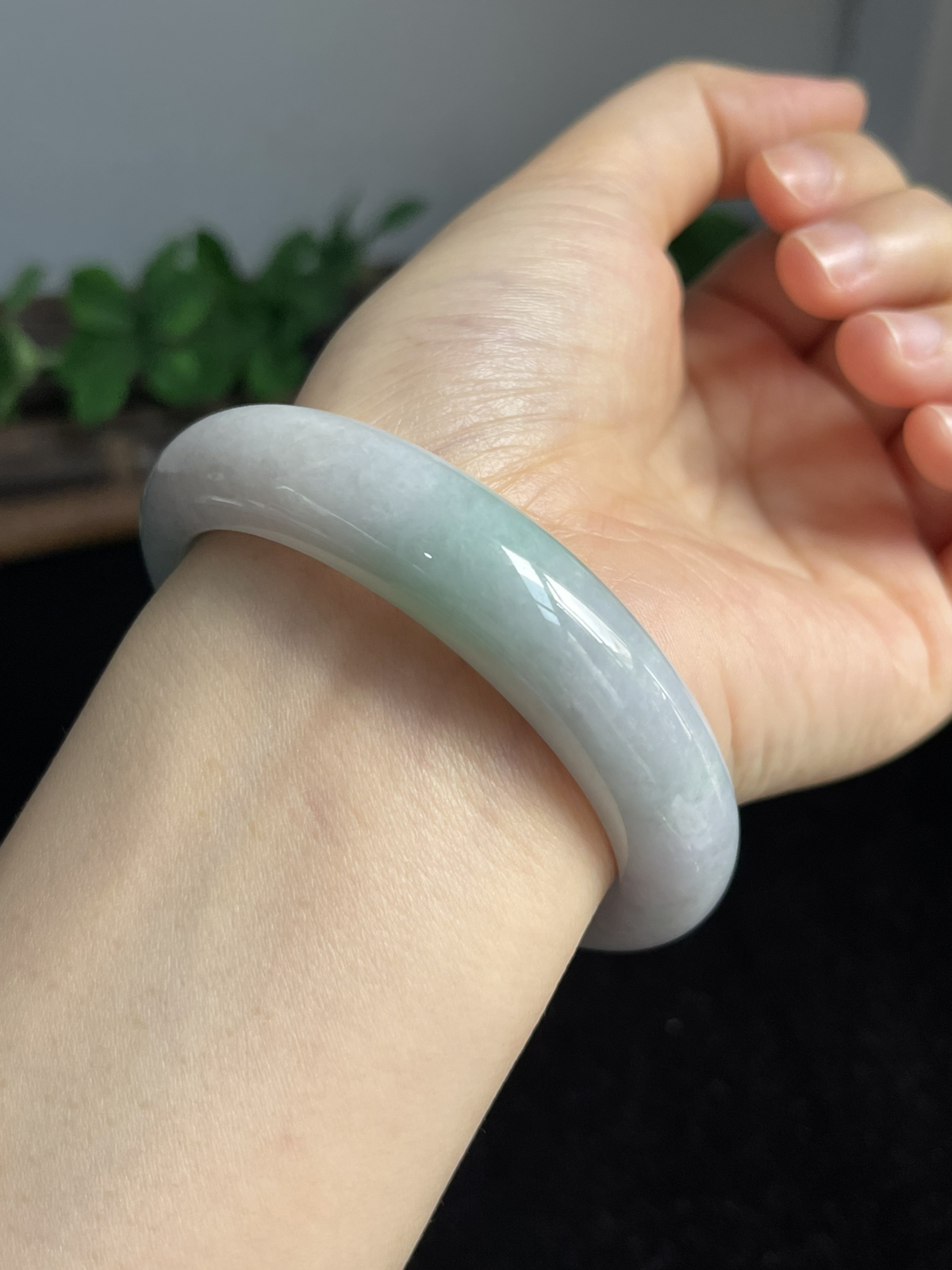 正圈56.5圈口，翡翠手镯