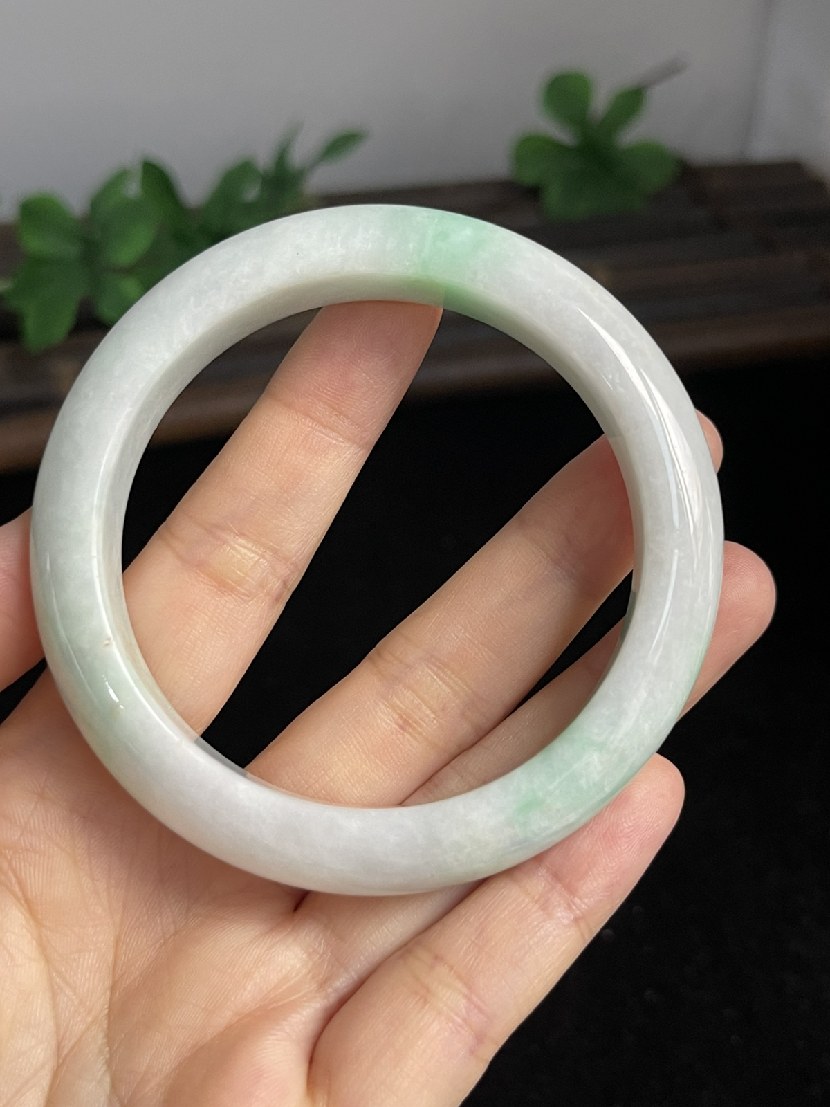 正圈55.7圈口，翡翠手镯