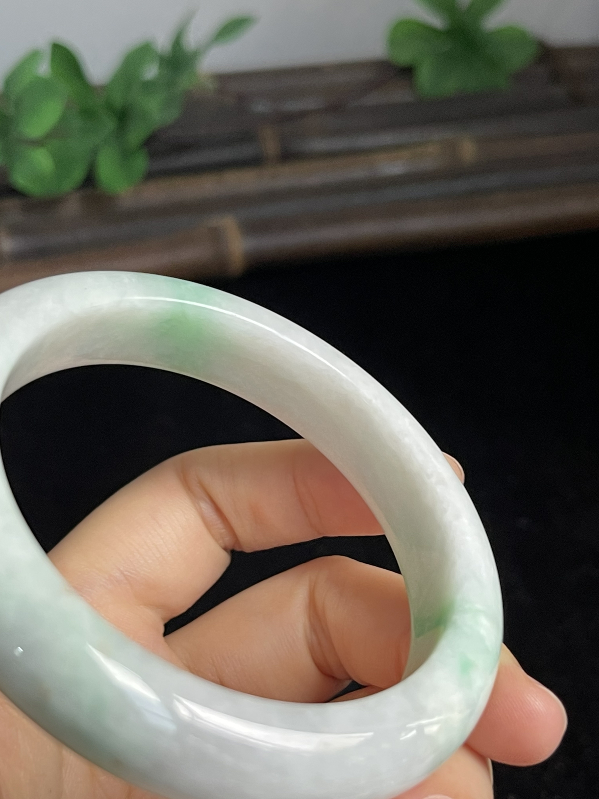 正圈55.7圈口，翡翠手镯