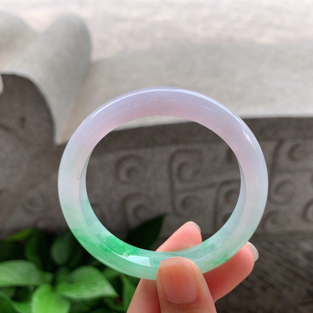 小圈口 51.5-9.1-7.7【冰春彩正圈手镯】正圈51 52可戴