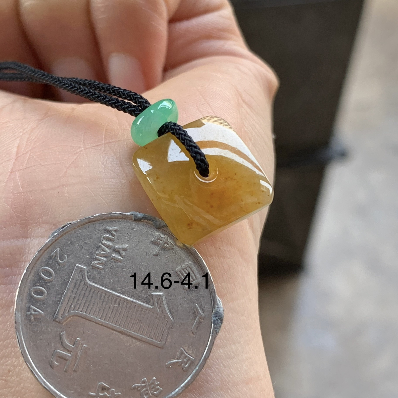 黄翡冰糖扣^_^鲜艳