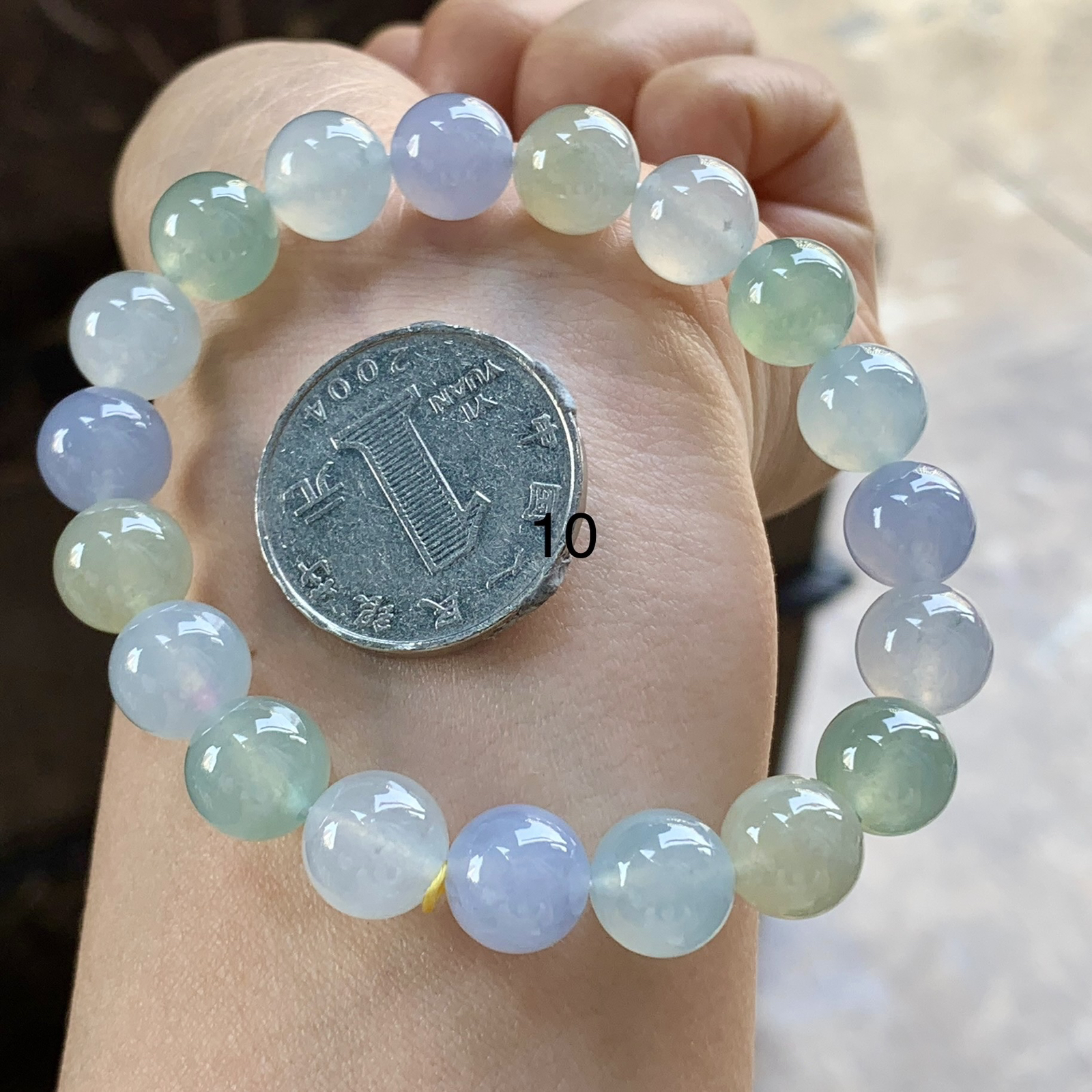 冰种糖果手串^_^冰透