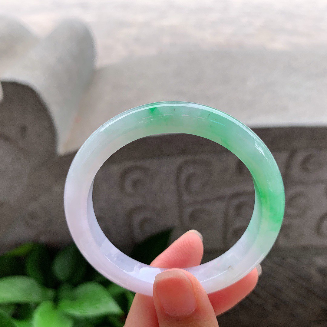 小圈口 51.5-9.1-7.7【冰春彩正圈手镯】正圈51 52可戴