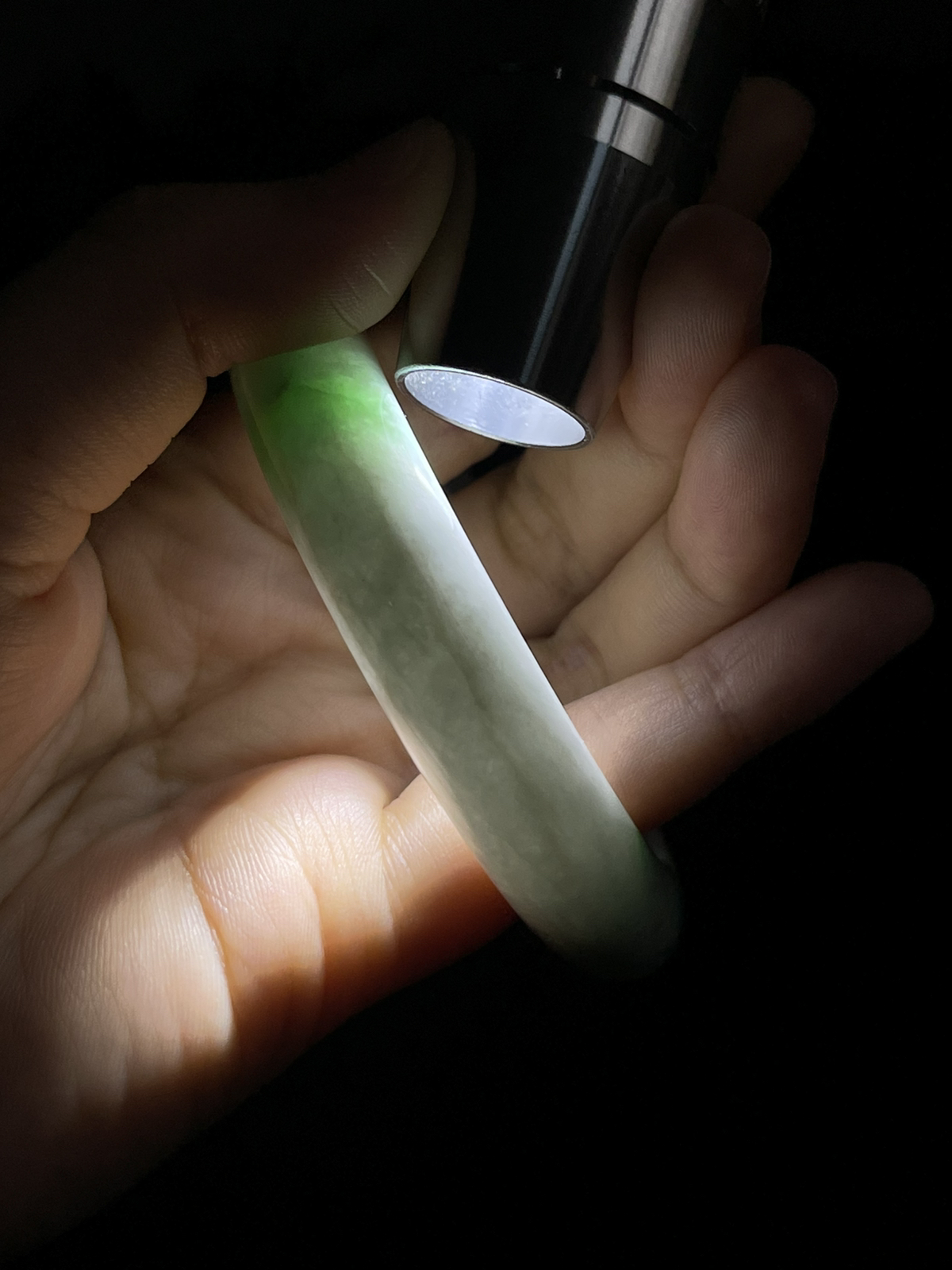 正圈55.7圈口，翡翠手镯