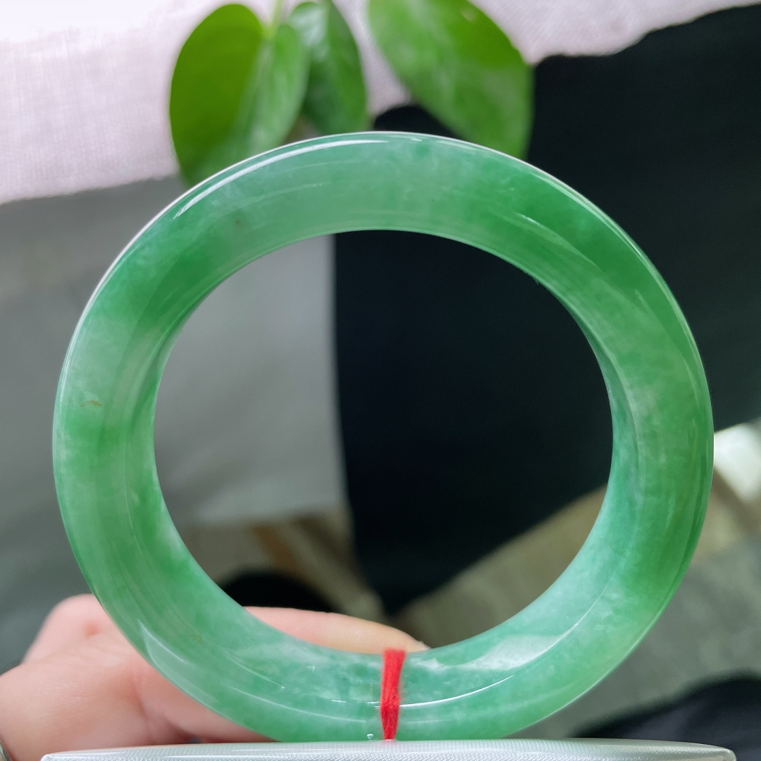 53.3/12/9.0，豆绿正圈，贵气，大气，沉稳雍容华贵，一点皮纹，ss50676a