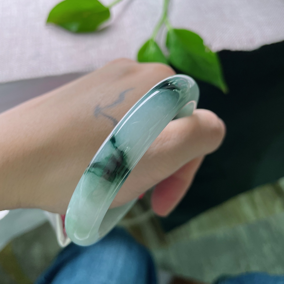 59/11.4/7.6飘花正圈，窄条，水润，种老，墨染星辰云水间，ss49788a