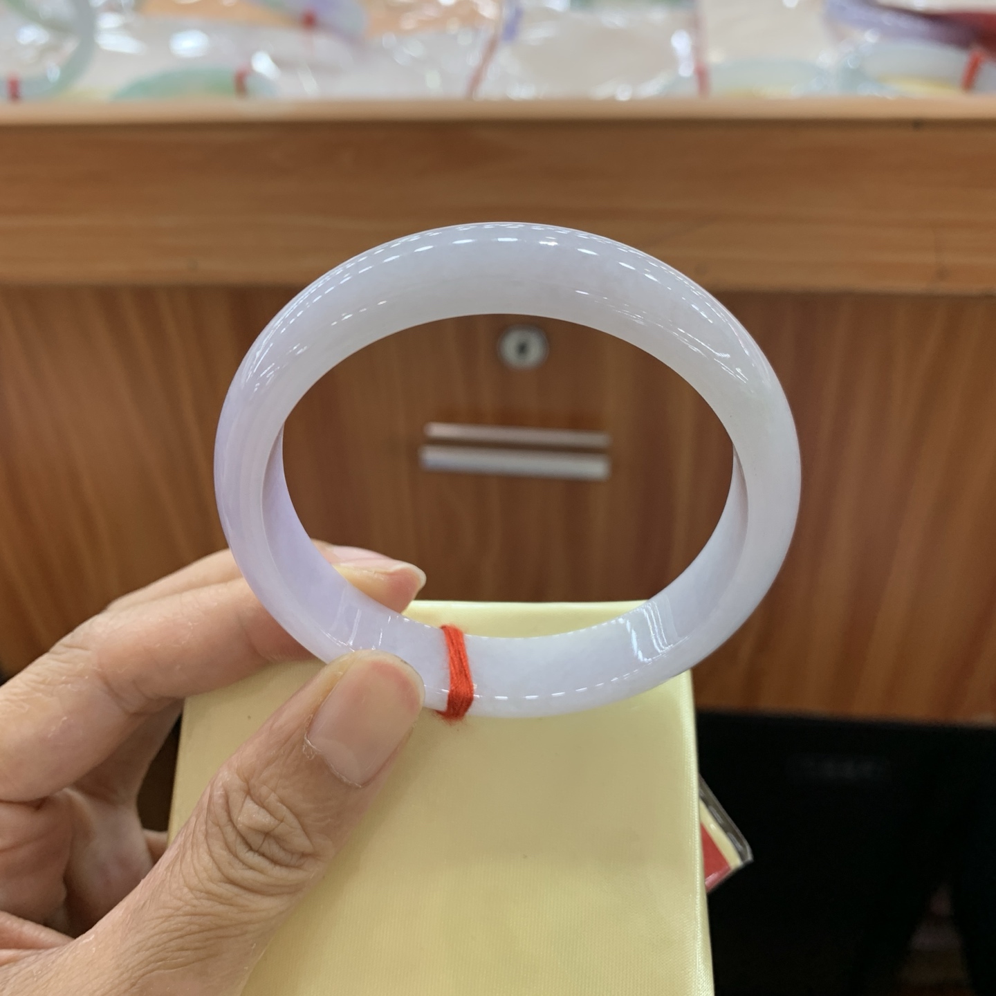 041301FN 紫罗兰正圈翡翠手镯 58-12.6-7