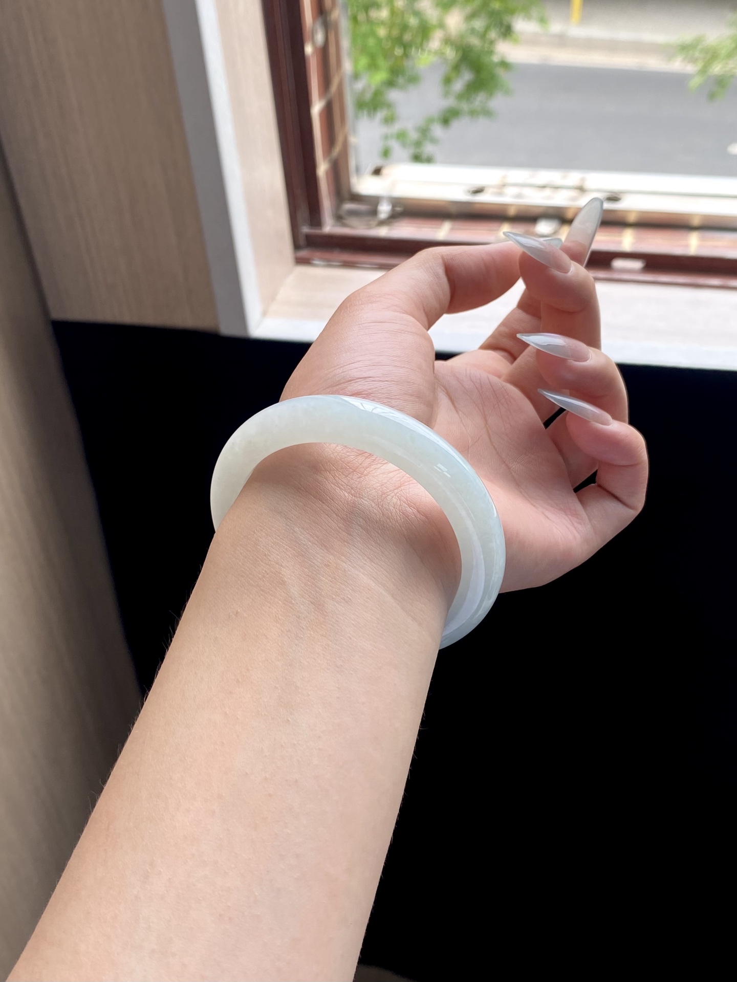 冰晴绿正圈泥鳅背成品，无裂，HYC-136，⭕️55.3-11-9