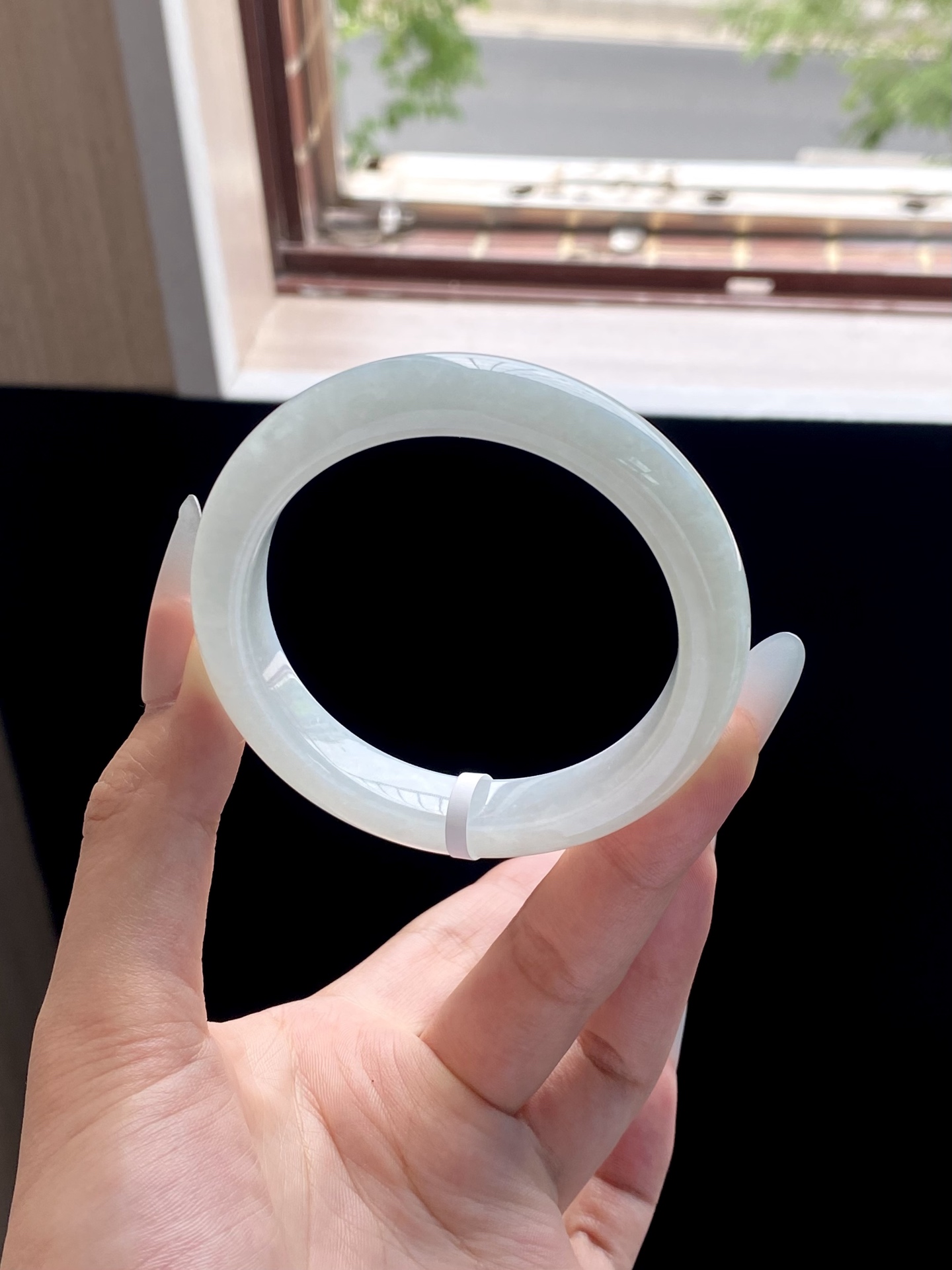 冰晴绿正圈泥鳅背成品，无裂，HYC-136，⭕️55.3-11-9