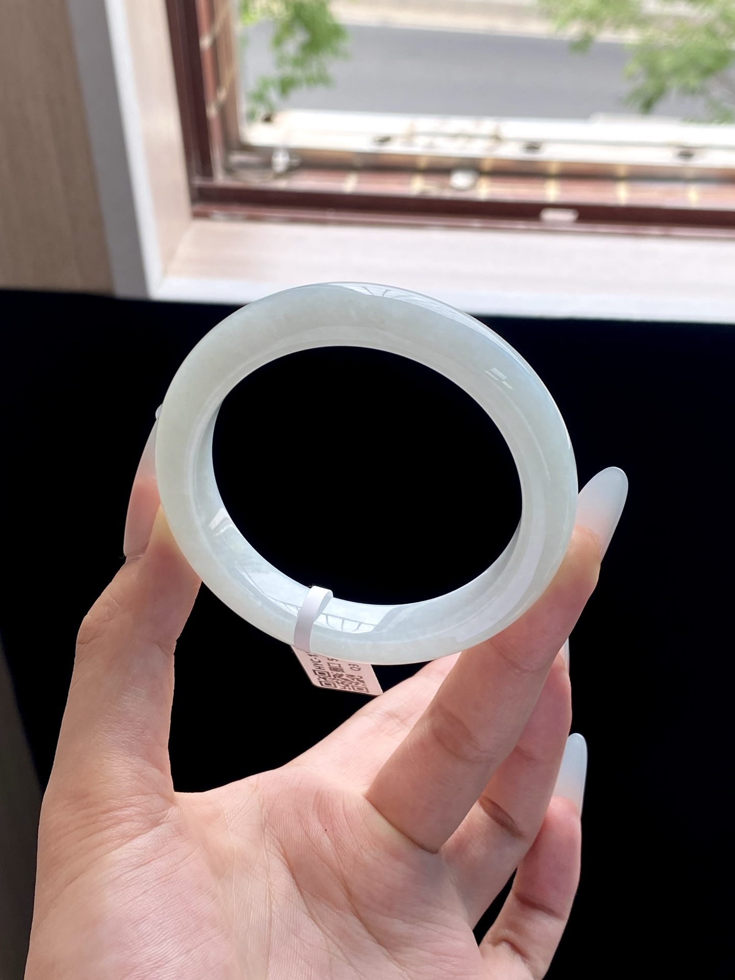 冰晴绿正圈泥鳅背成品，无裂，HYC-136，⭕️55.3-11-9