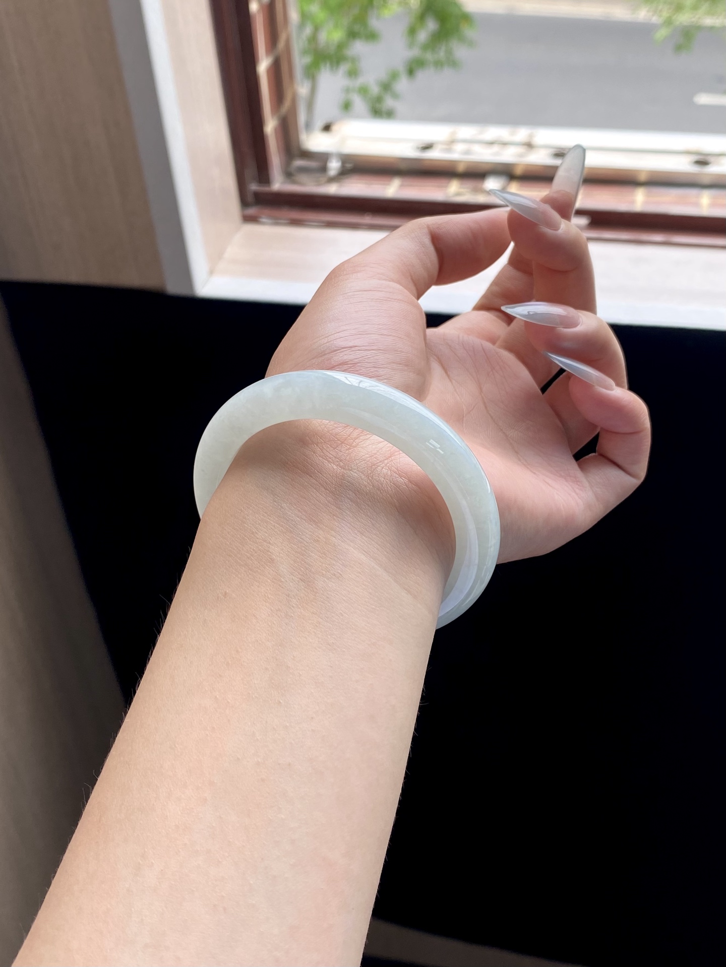 冰晴绿正圈泥鳅背成品，无裂，HYC-136，⭕️55.3-11-9