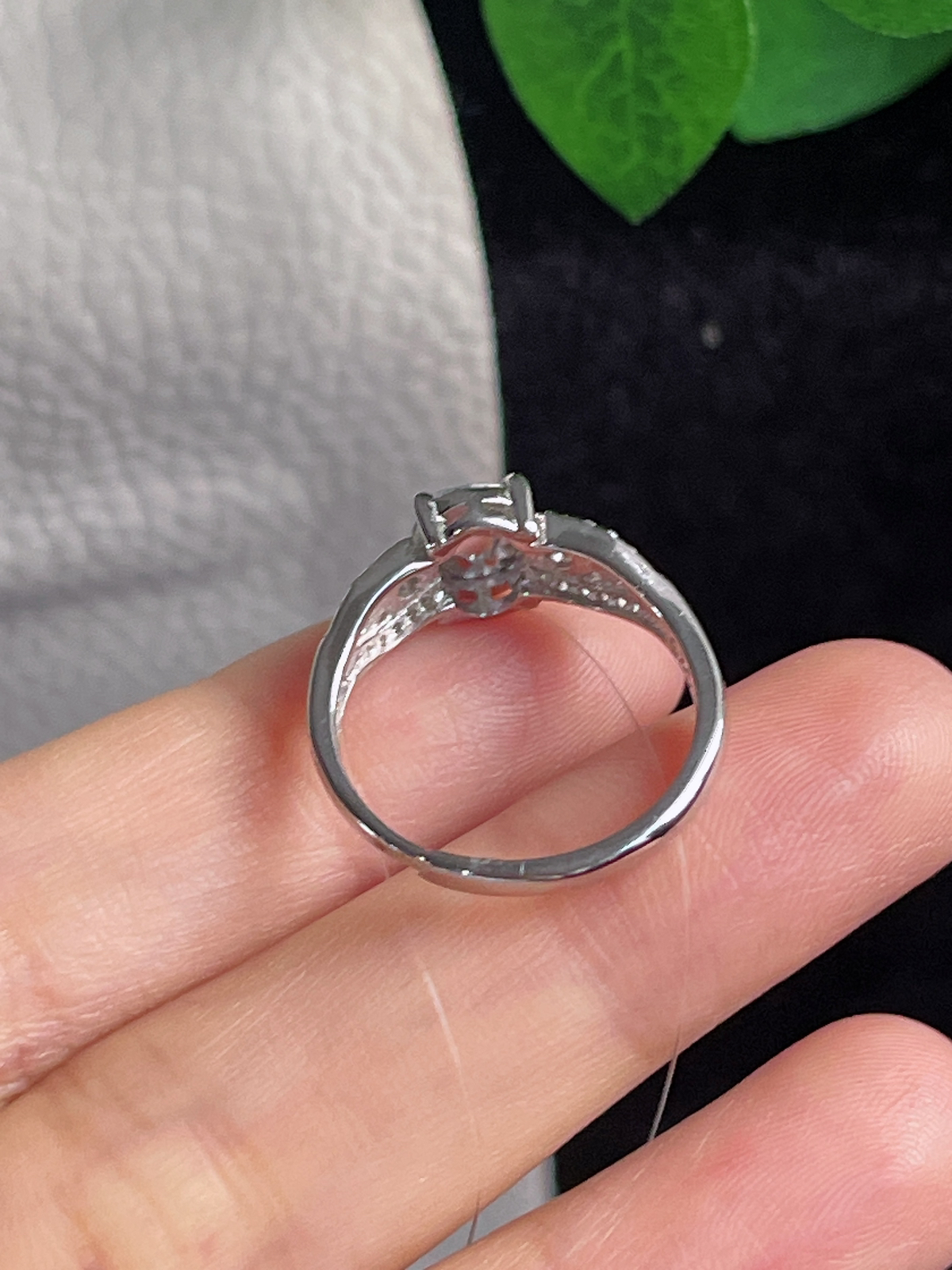 s925银 翡翠戒指