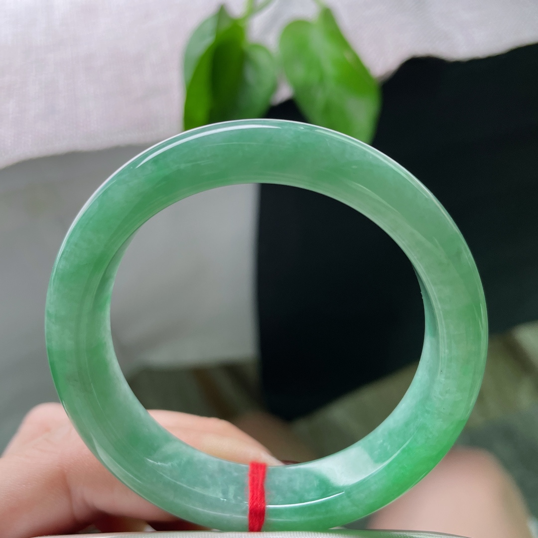 51.5/12.5/7.8。绿底正圈，水头好，青山入我怀，我揽风入梦。皮纹，ss50863a