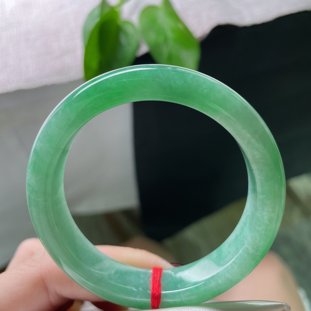 51.5/12.5/7.8。绿底正圈，水头好，青山入我怀，我揽风入梦。皮纹，ss50863a