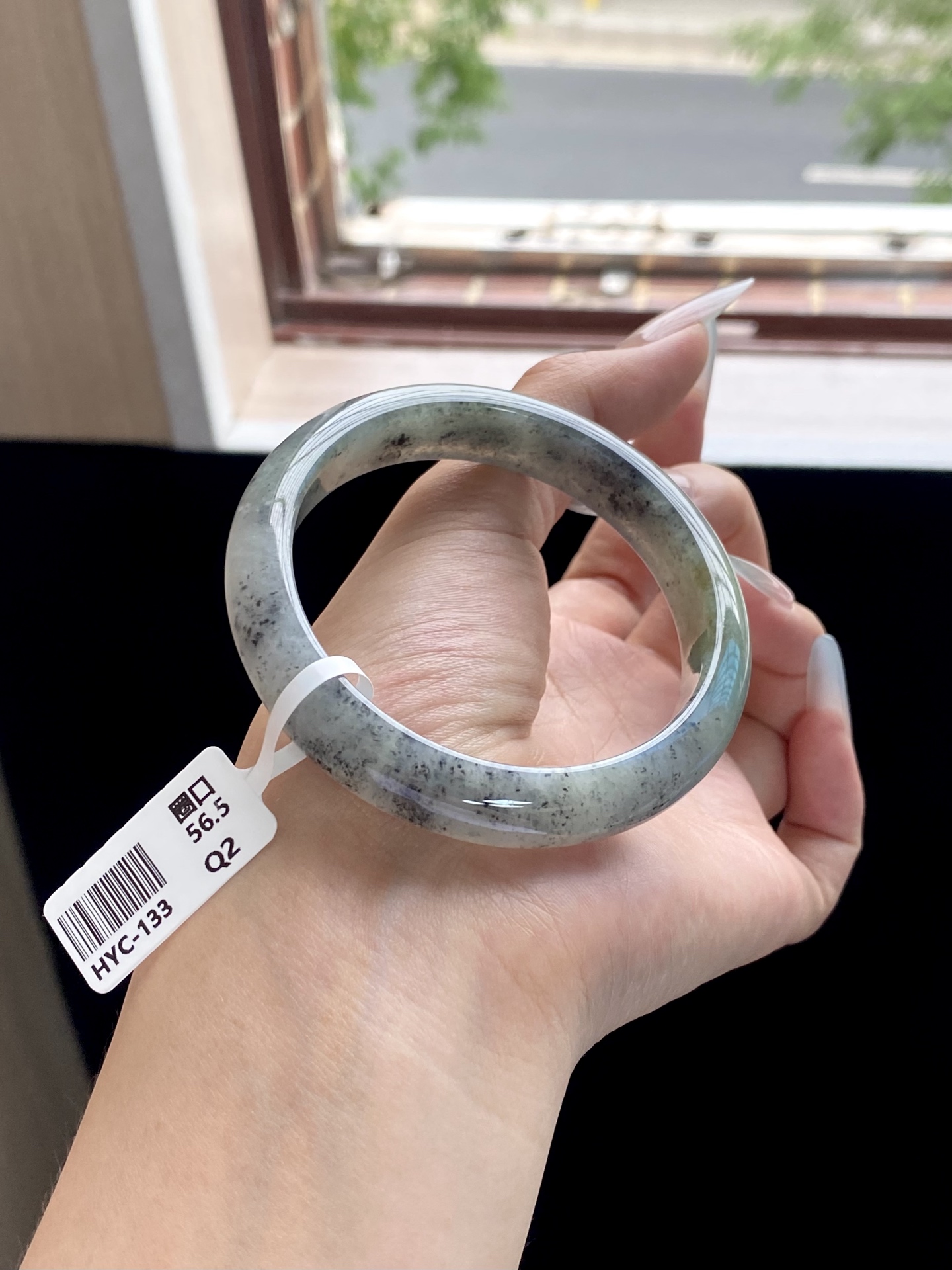 冰乌鸡正圈成品（无裂）HYC-133⭕️56.5-12-8