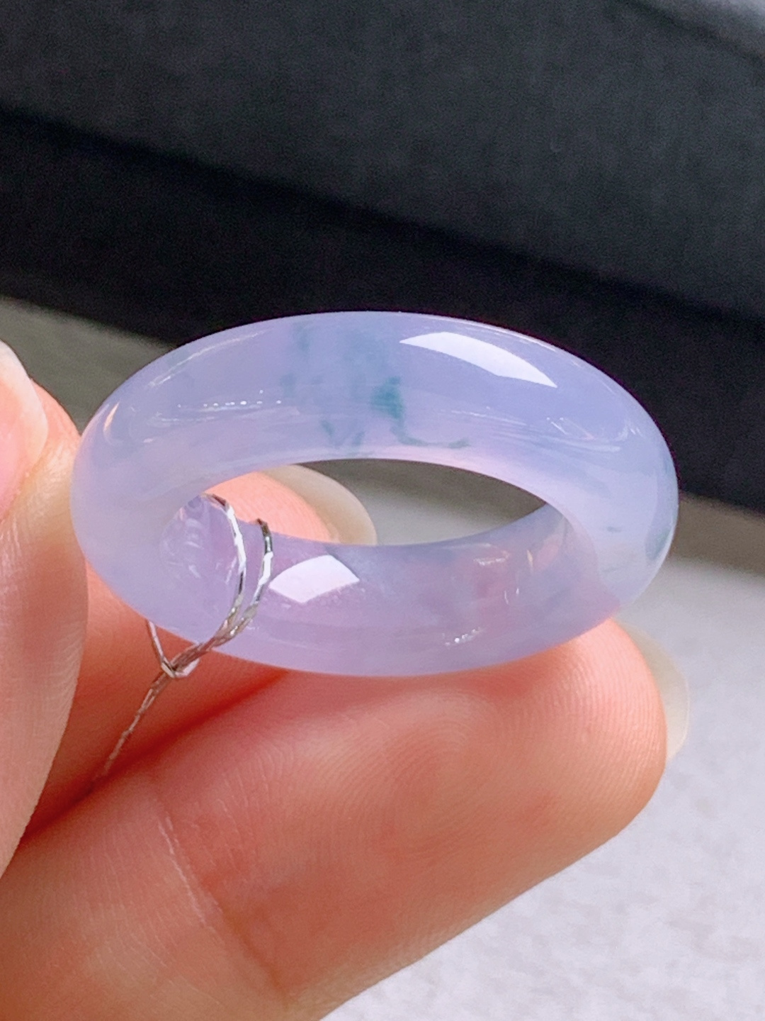 ️ 飘花指环，无裂色正饱满，裸石26.3-5.9-4.6，圈口14