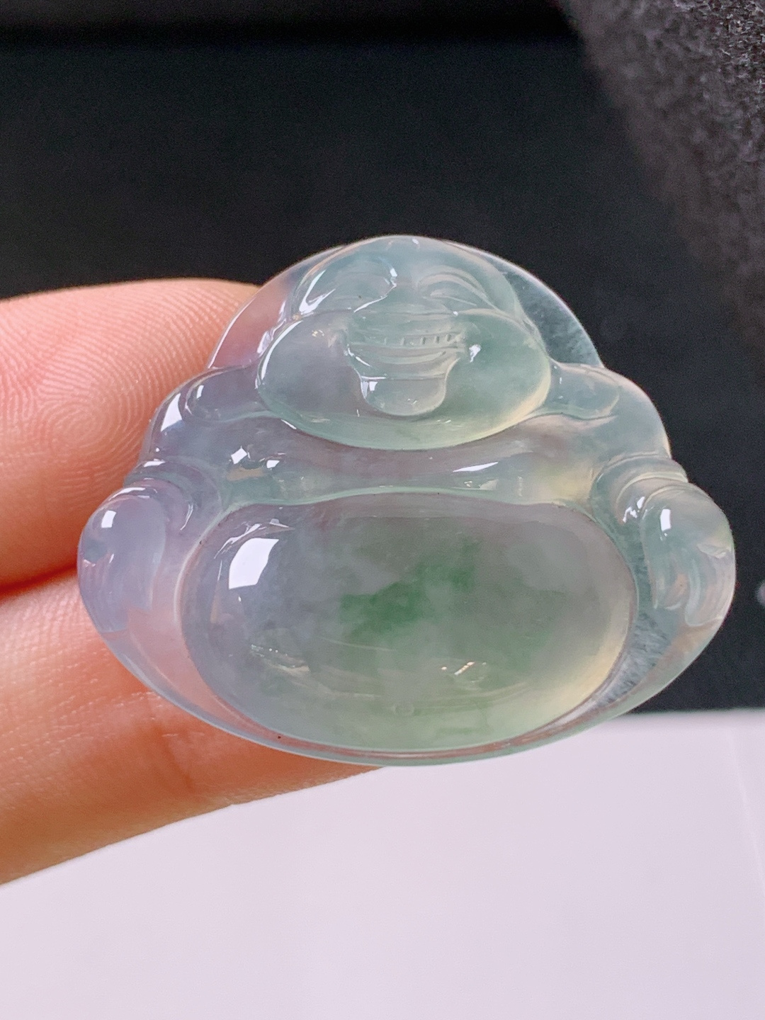 ️ 冰种飘花佛公，冰透水润，飘花灵动，裸石26.6-30.9-6.2