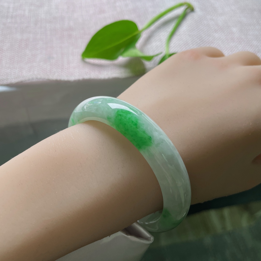 53.7/12.4/7.8，飘绿，正圈，贵气，耐看，有纹，ss49755a