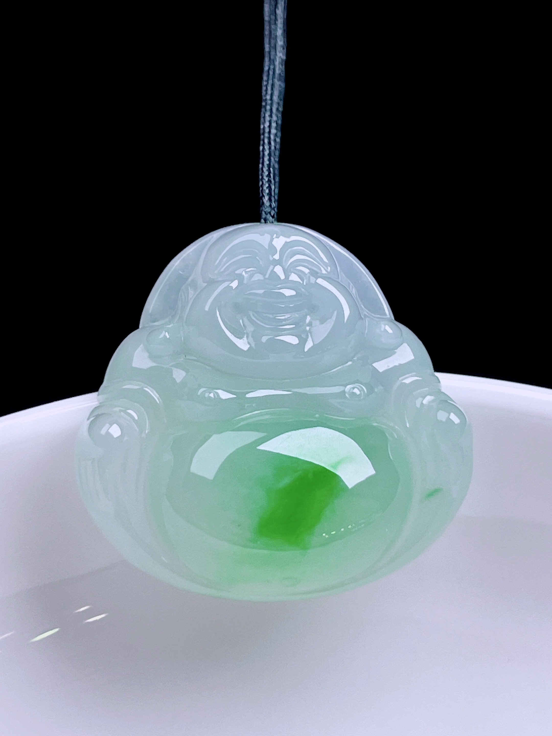 ️ 冰飘绿花佛公 花色灵动，种老水润 24.2/23.5/6.7