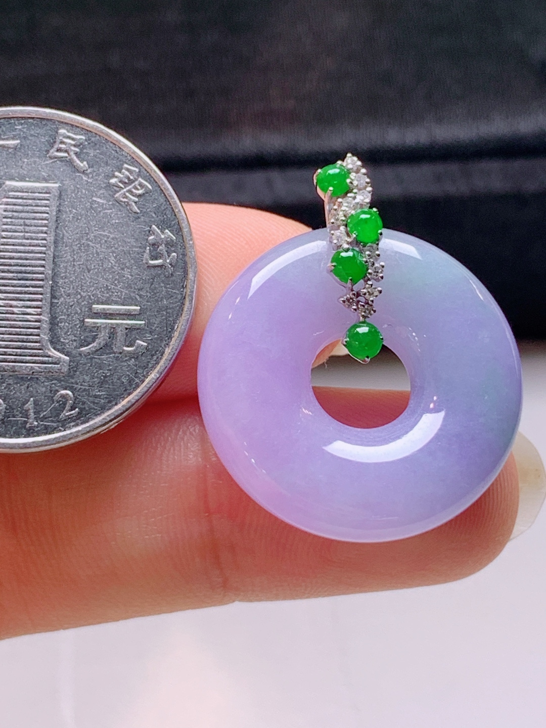 ️ 甜甜圈吊坠，无裂色正饱满，裸石22.6-6.126.8