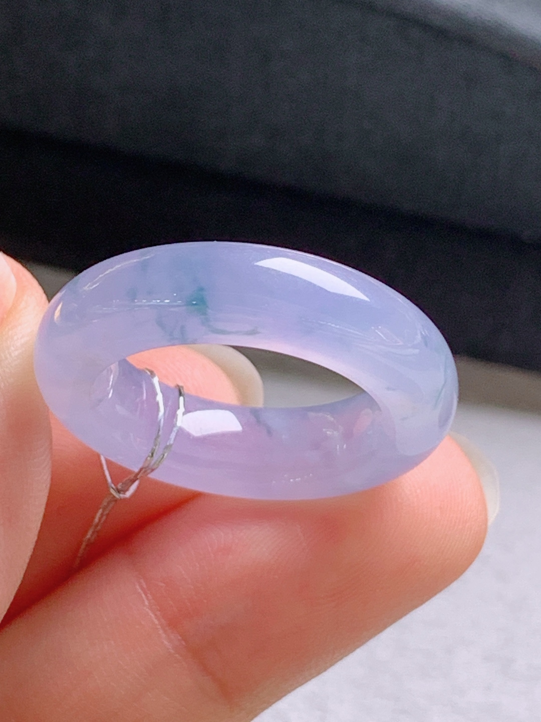 ️ 飘花指环，无裂色正饱满，裸石26.3-5.9-4.6，圈口14