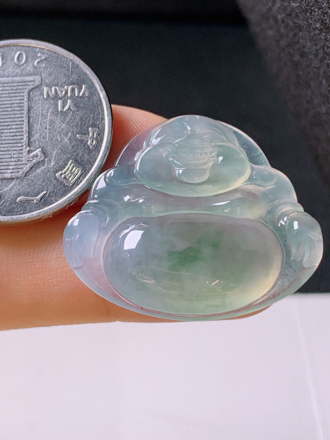 ️ 冰种飘花佛公，冰透水润，飘花灵动，裸石26.6-30.9-6.2