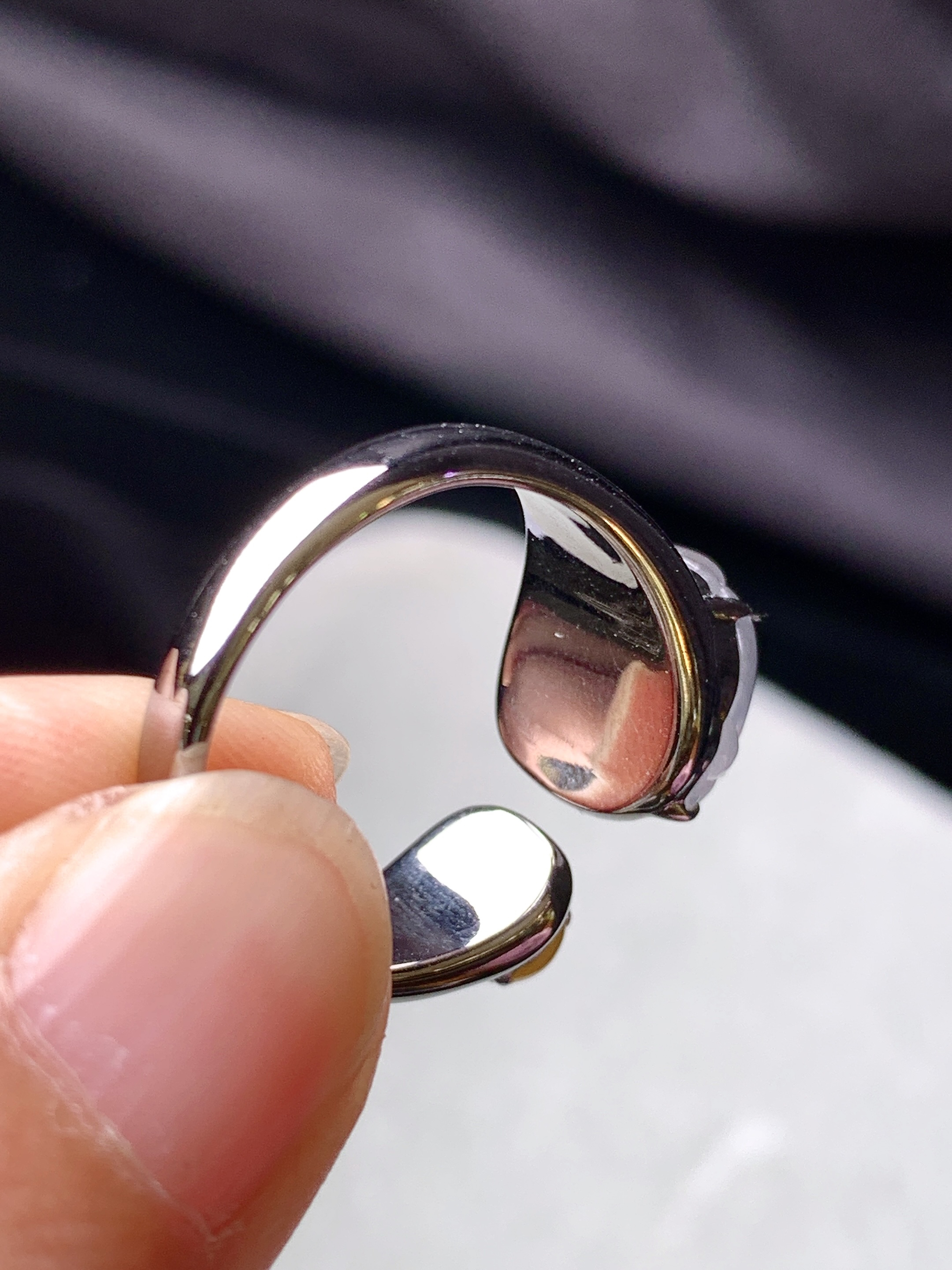 18k金钻镶嵌冰种貔貅戒指 玉质细腻 色泽艳丽清新 水润亮眼 圈口15.5 整体尺寸9.8*9.6*6m5