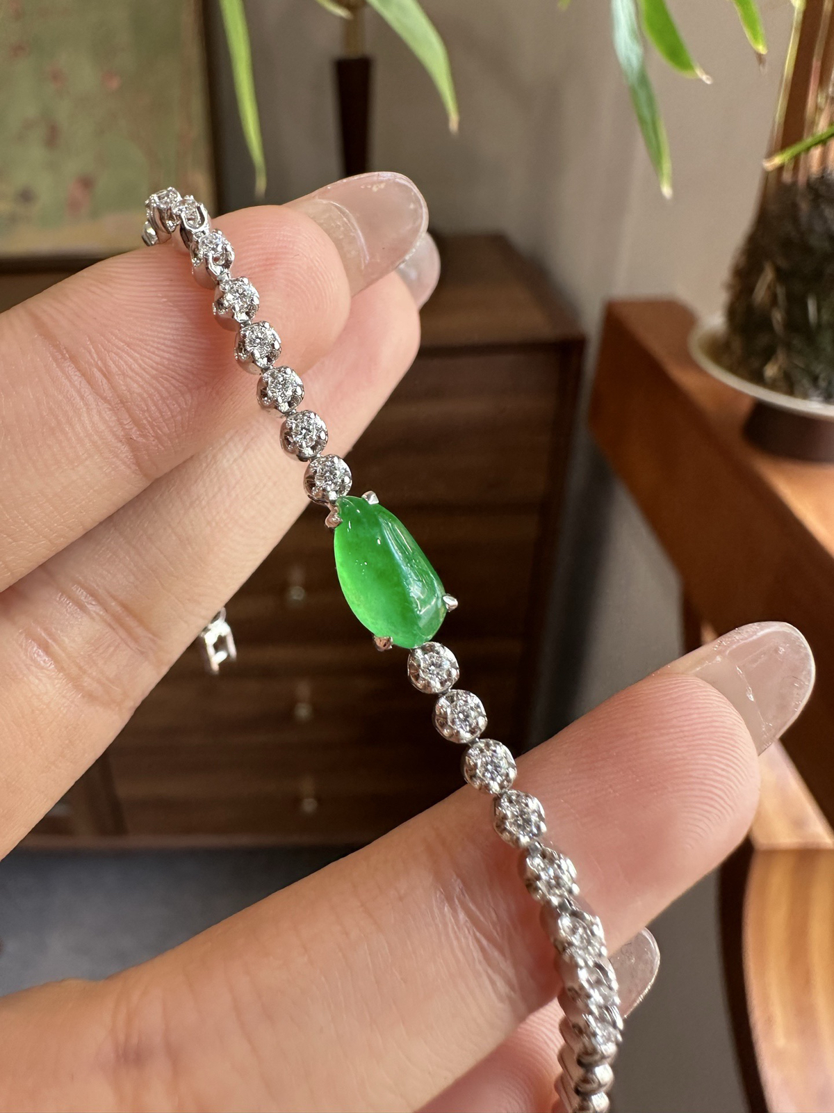 ️ 冰阳绿福瓜手链