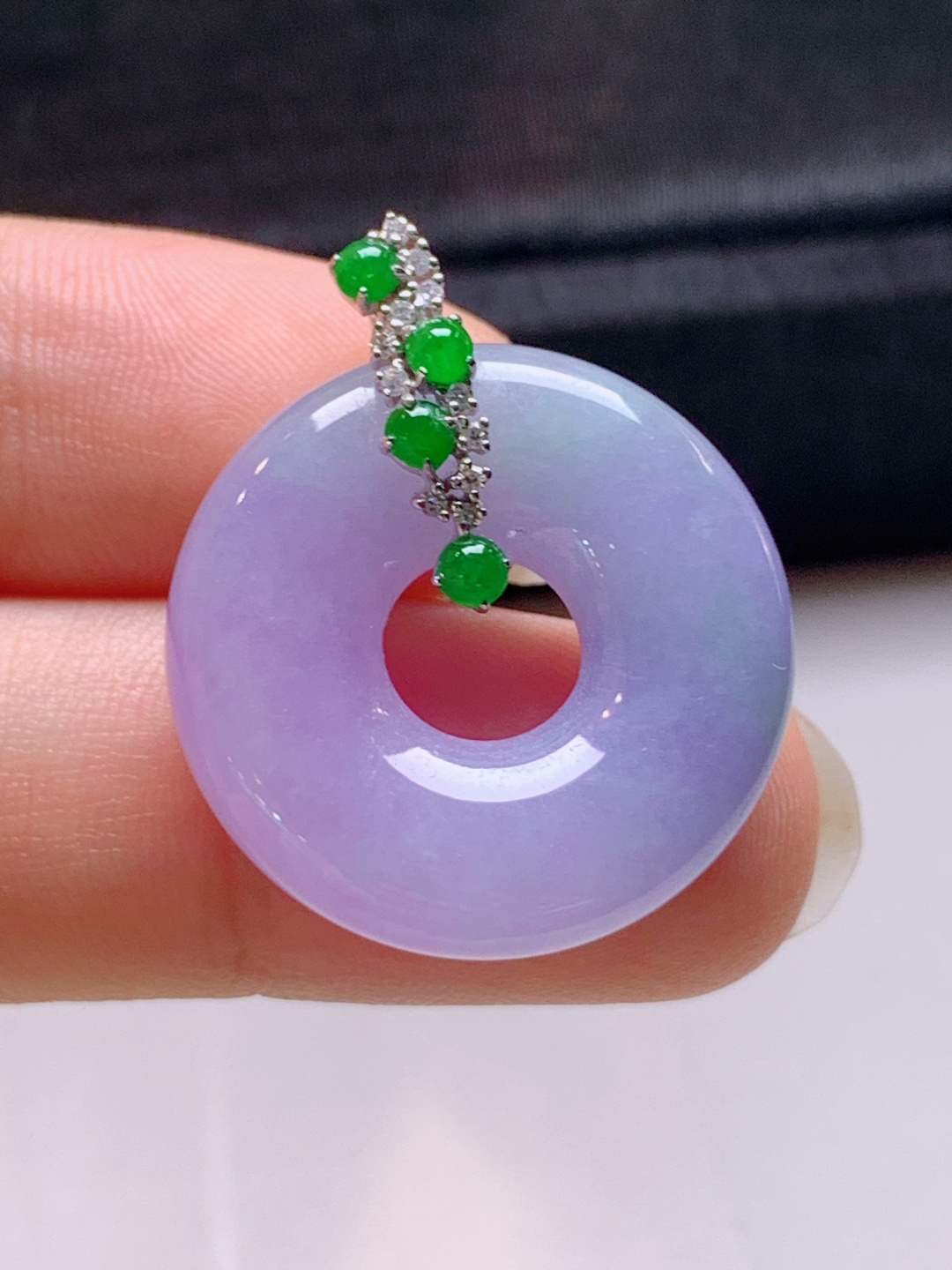 ️ 甜甜圈吊坠，无裂色正饱满，裸石22.6-6.126.8