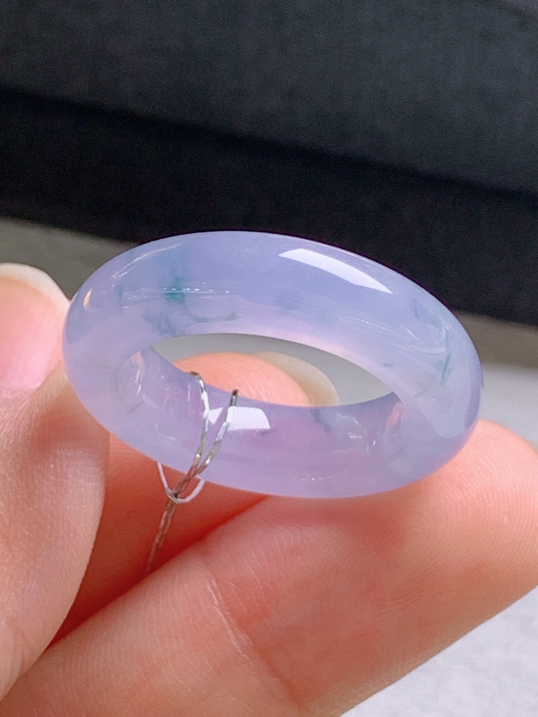 ️ 飘花指环，无裂色正饱满，裸石26.3-5.9-4.6，圈口14