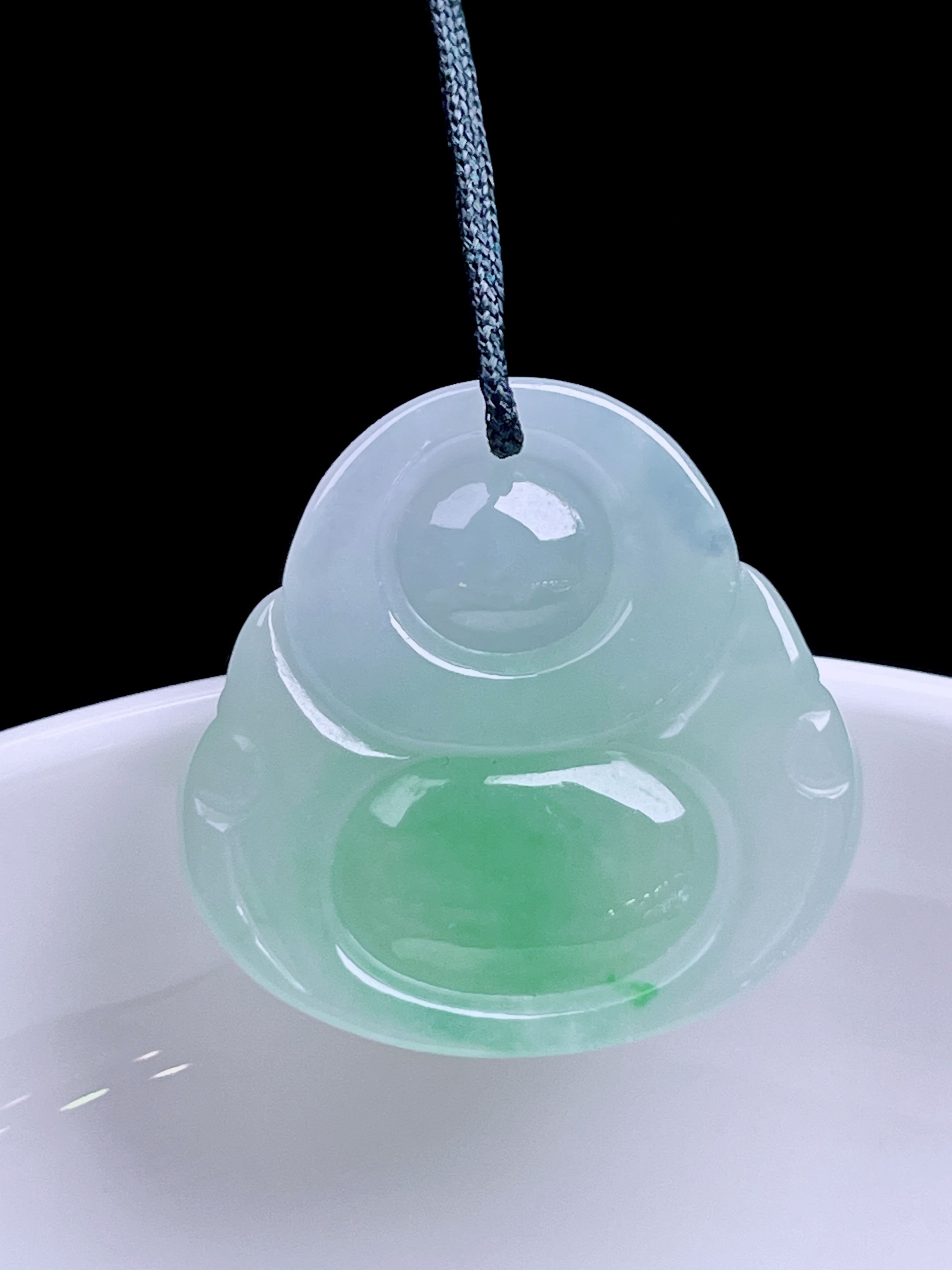 ️ 冰飘绿花佛公 花色灵动，种老水润 24.2/23.5/6.7