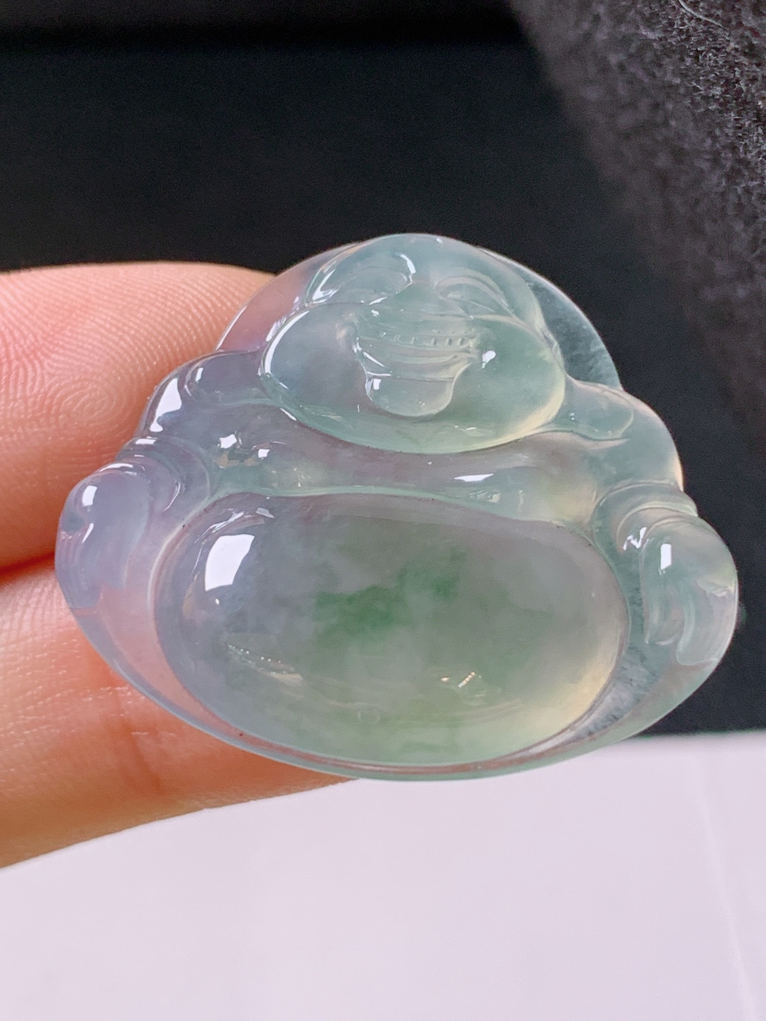 ️ 冰种飘花佛公，冰透水润，飘花灵动，裸石26.6-30.9-6.2