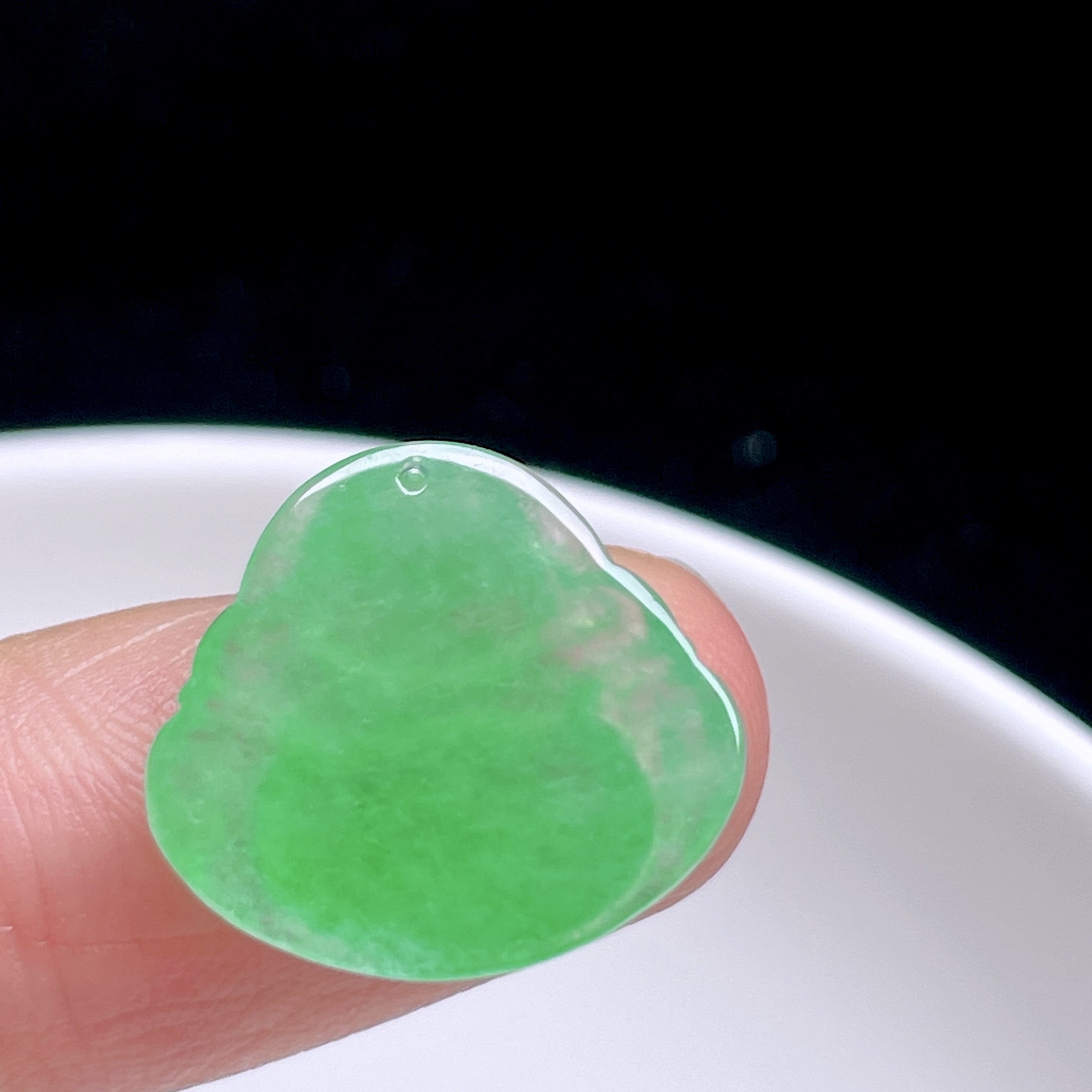 ️ 冰阳绿佛公 色泽浓郁，精致小巧 尺寸：17.2/15.7/4，ss50182a