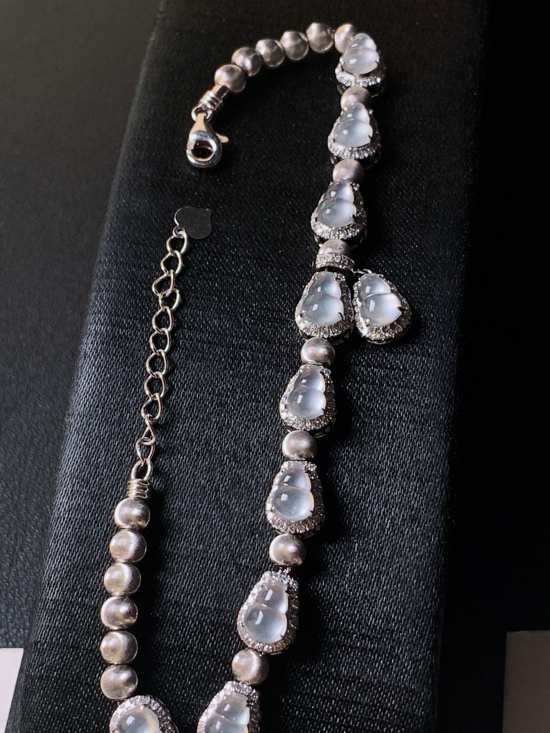 ️ 冰种葫芦手链，无裂冰透起光，裸石6.1-4.6-2.9