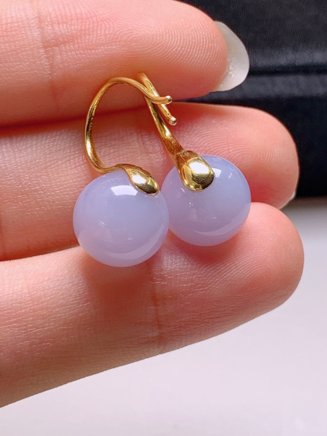 ️ 耳坠，色正饱满