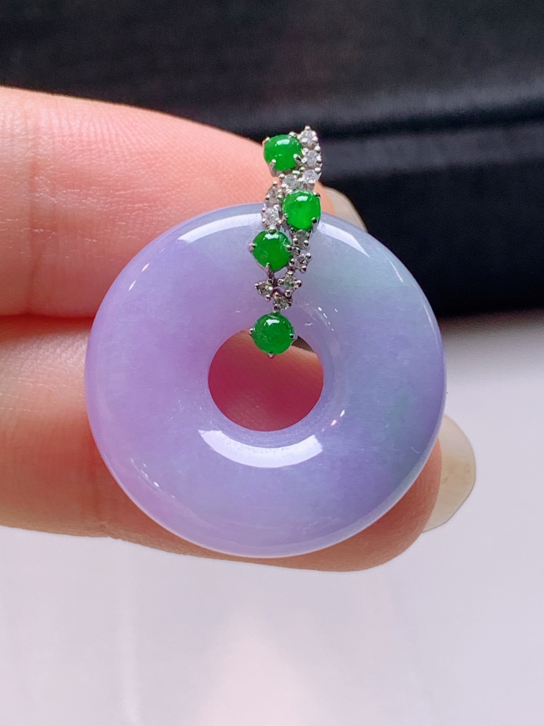 ️ 甜甜圈吊坠，无裂色正饱满，裸石22.6-6.126.8