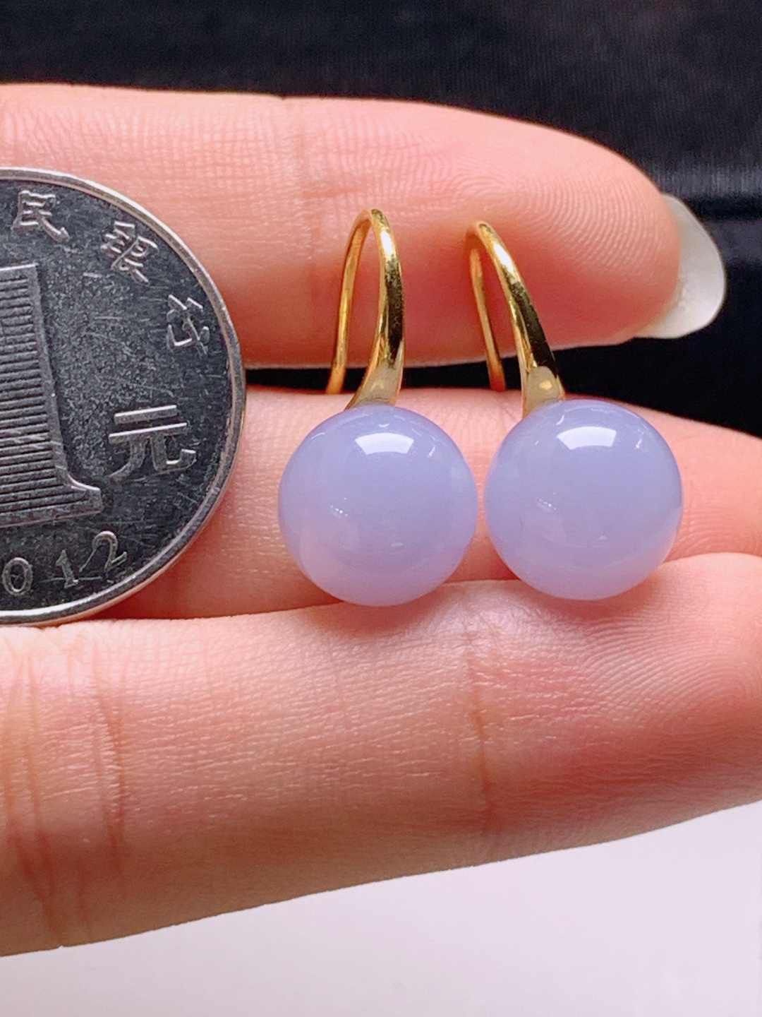 ️ 耳坠，色正饱满