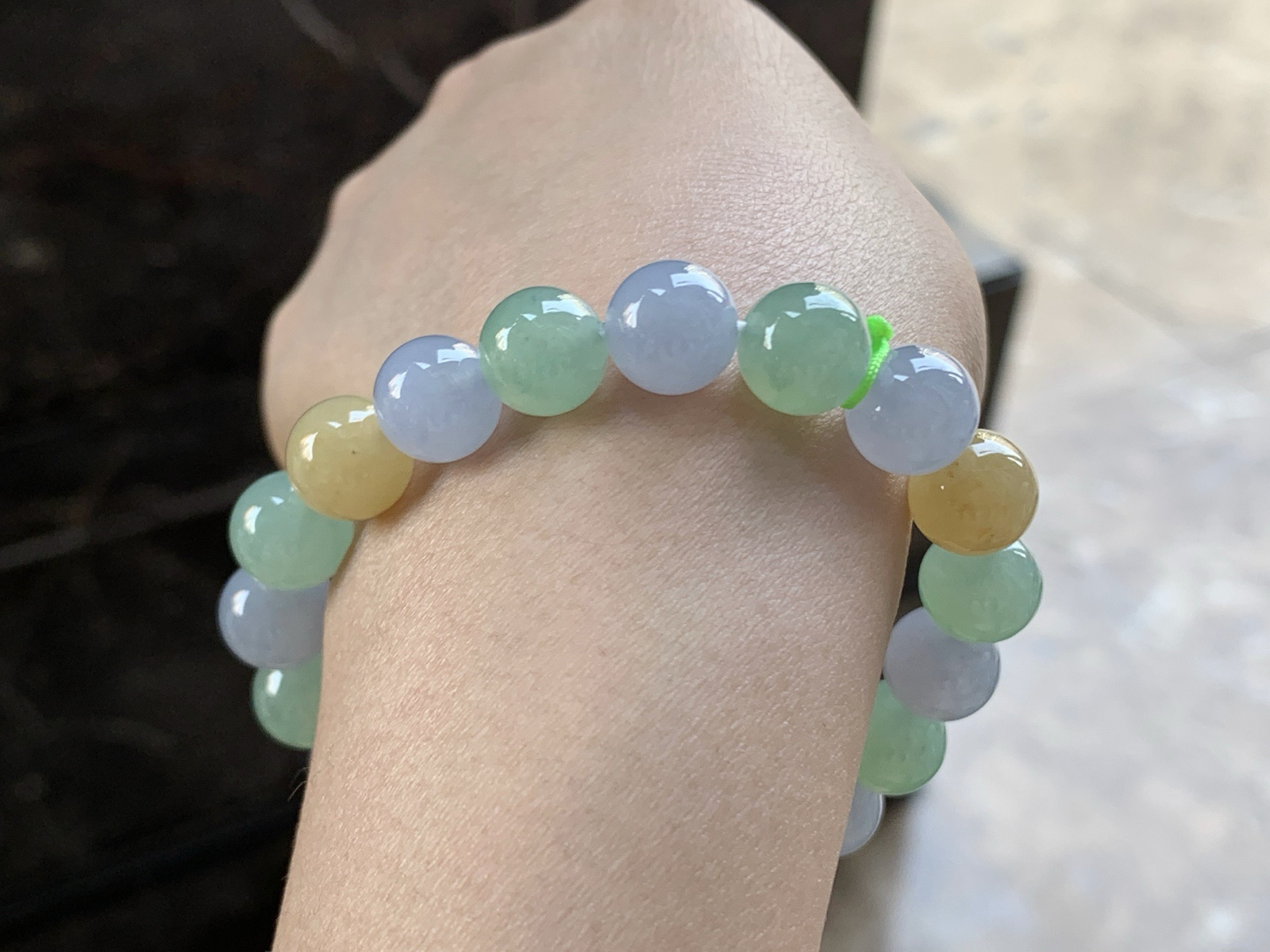 糖果色手串^_^清新