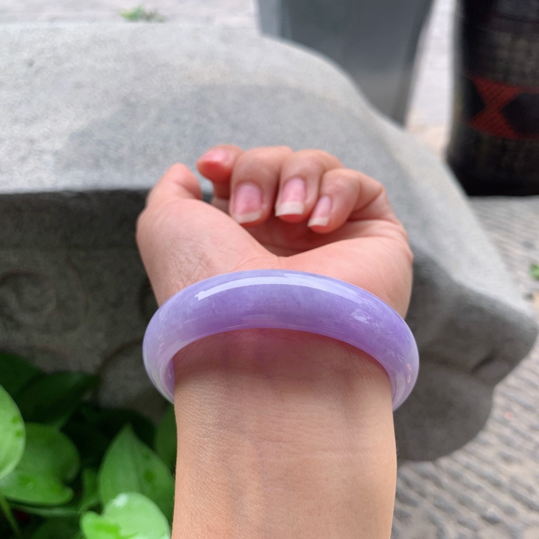 圈口 54.8-13.8-7.2【满紫正圈手镯】正圈54 55可戴