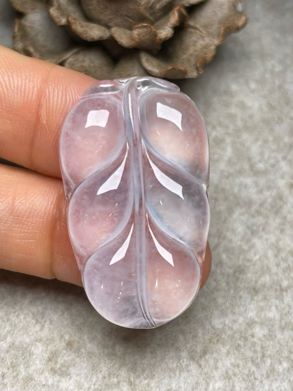 冰种【家大业大】吊坠，种水好，玉质细腻 ，卖相好‘