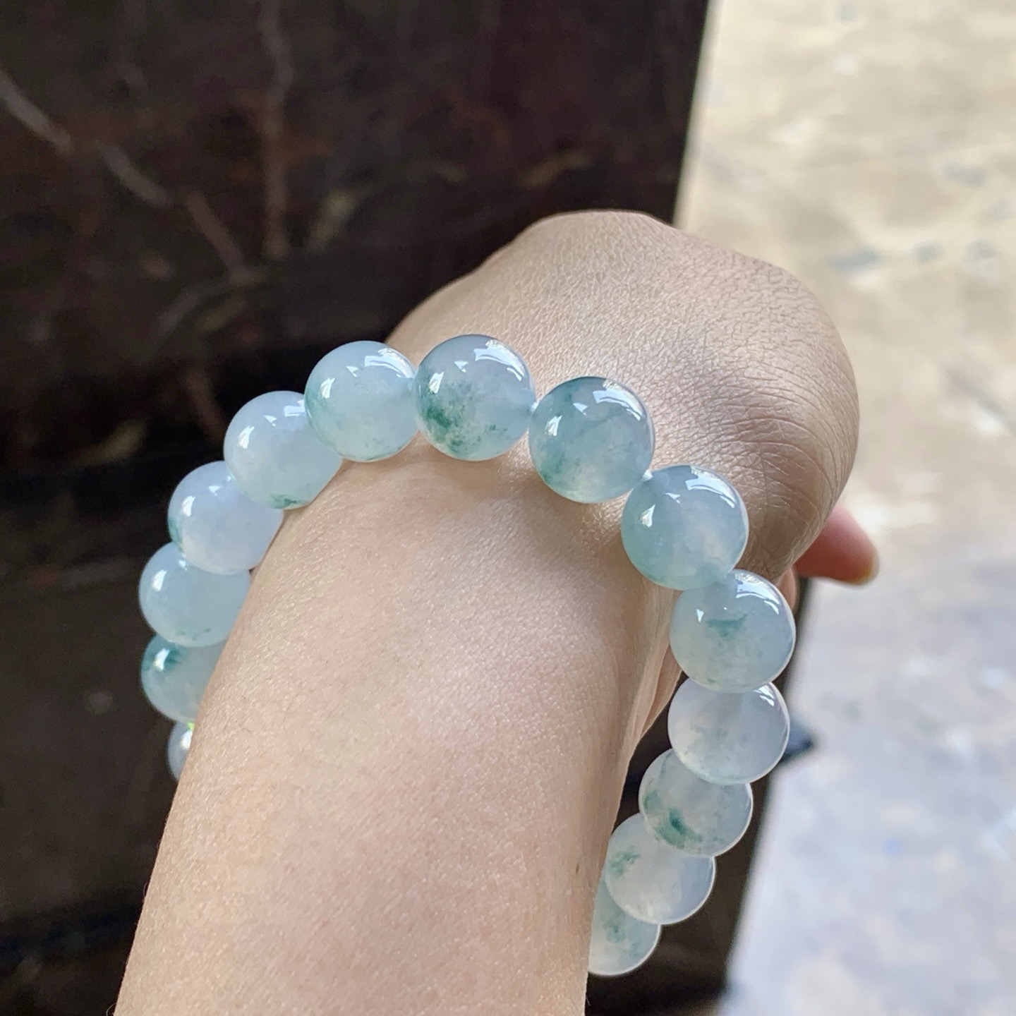 蓝花手串^_^飘花灵韵 清新