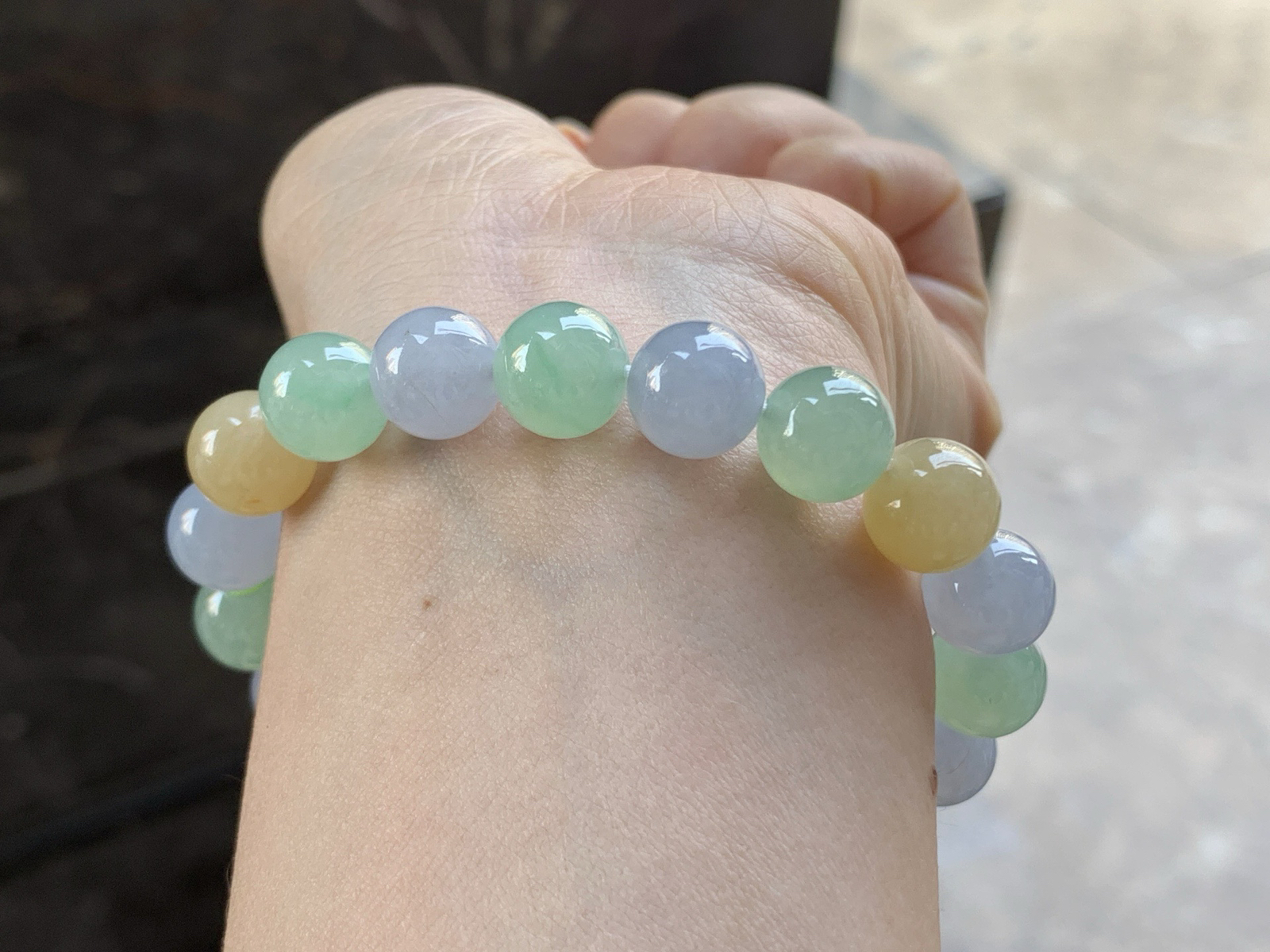 糖果色手串^_^清新