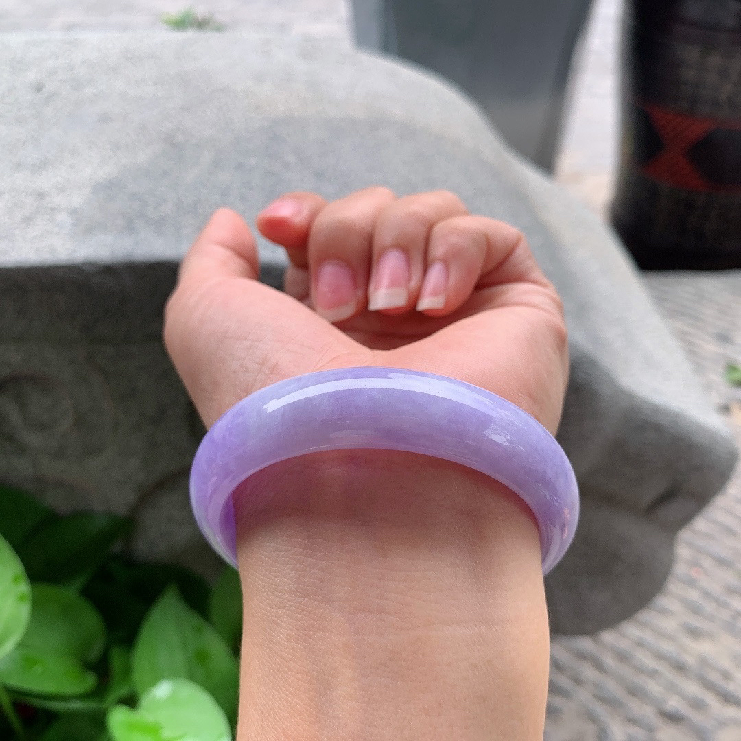 圈口 54.8-13.8-7.2【满紫正圈手镯】正圈54 55可戴