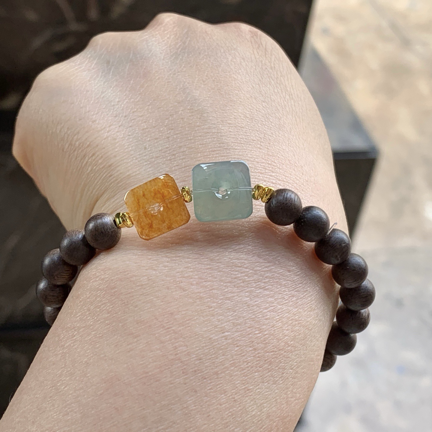 冰种特色手串^_^冰透