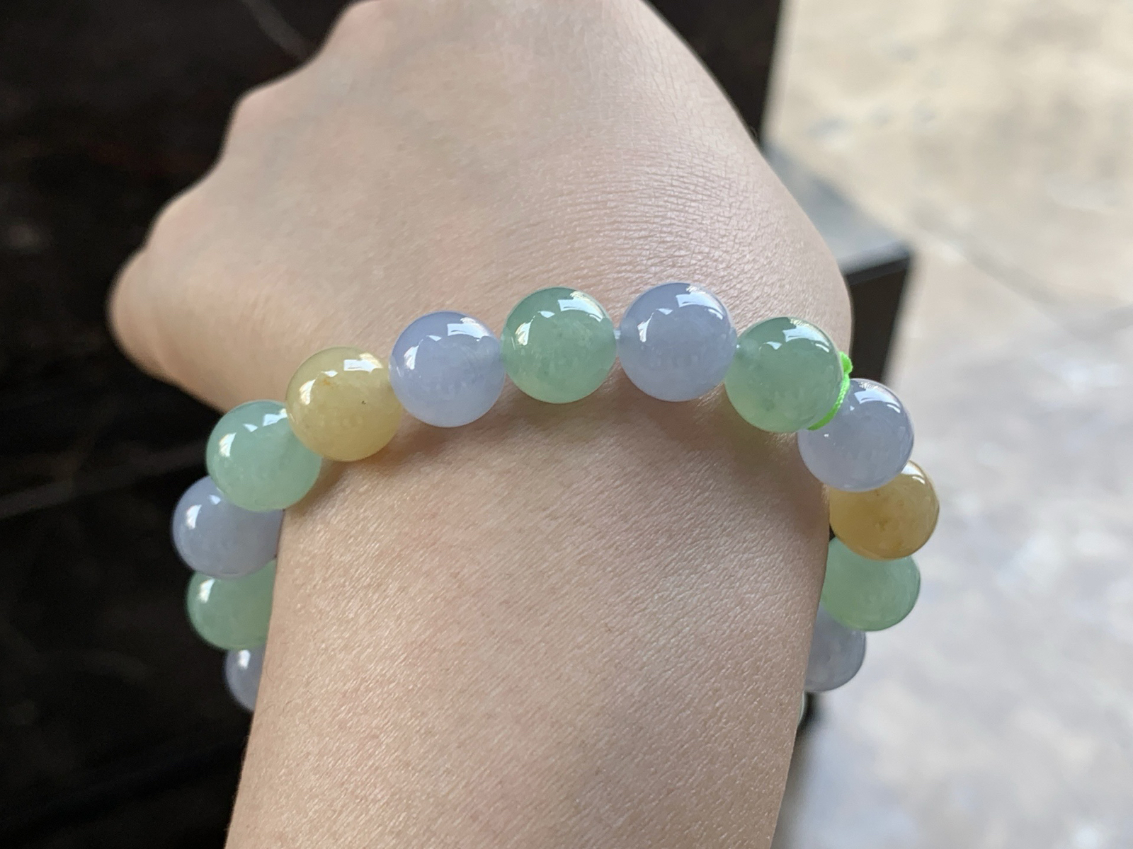 糖果色手串^_^清新