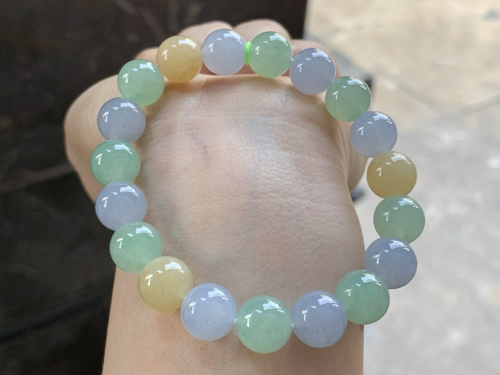 糖果色手串^_^清新