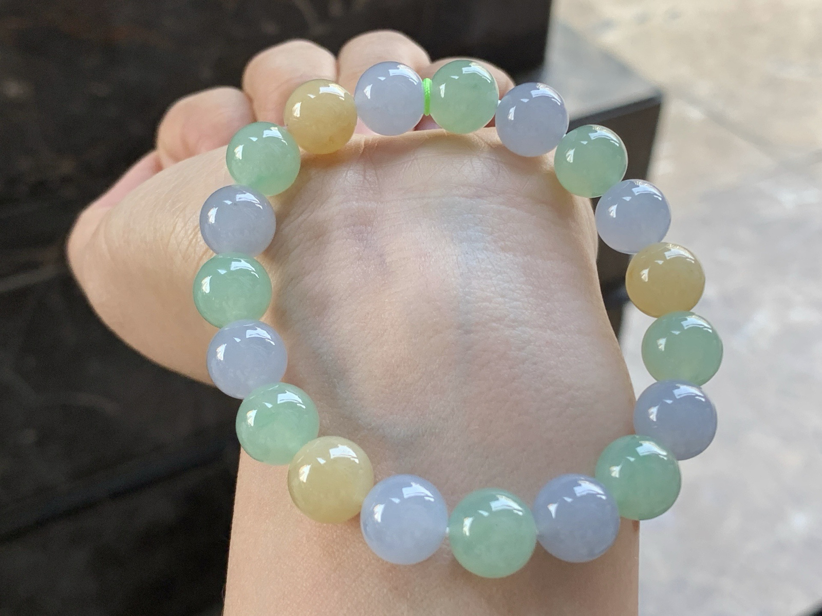 糖果色手串^_^清新