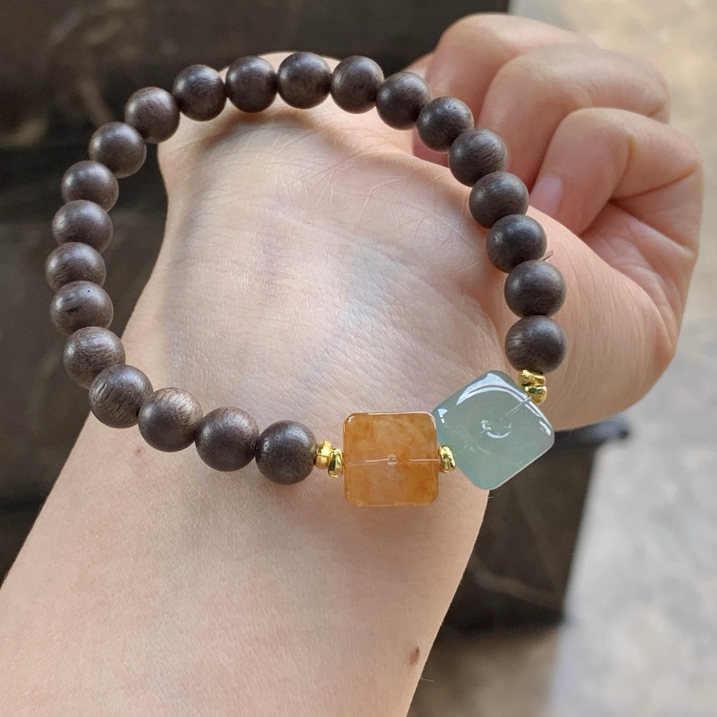 冰种特色手串^_^冰透